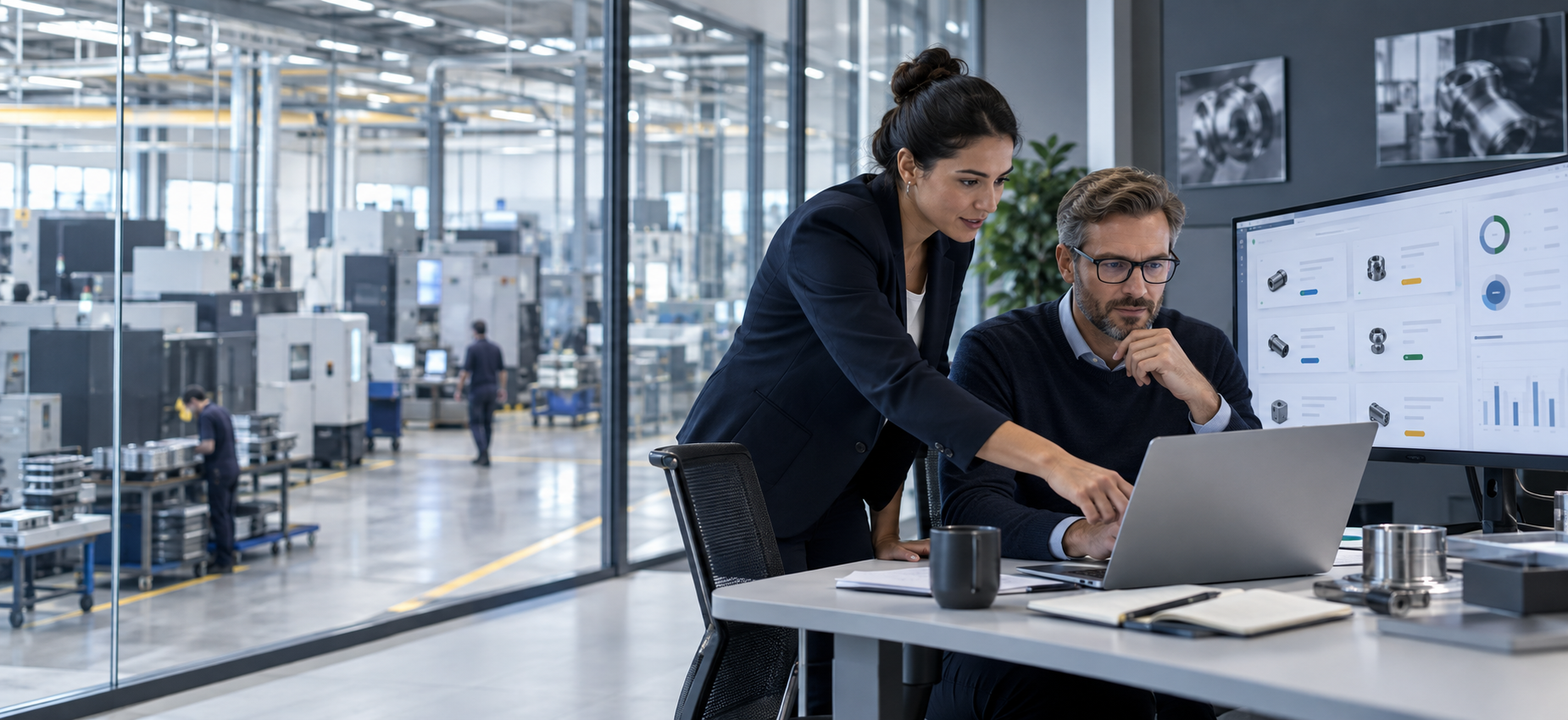 Supplier team managing customer quotation opportunities